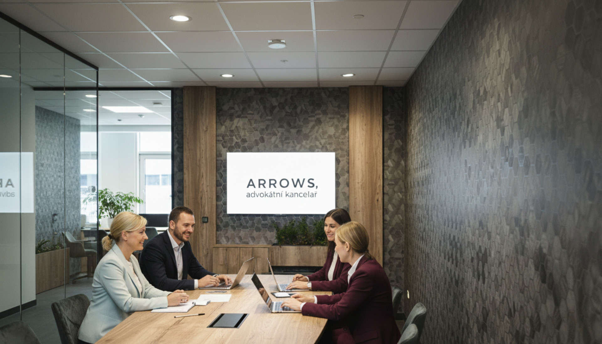 Snímek zachycuje právníka vysvětlujícího posouzení vlivů na prostředí.